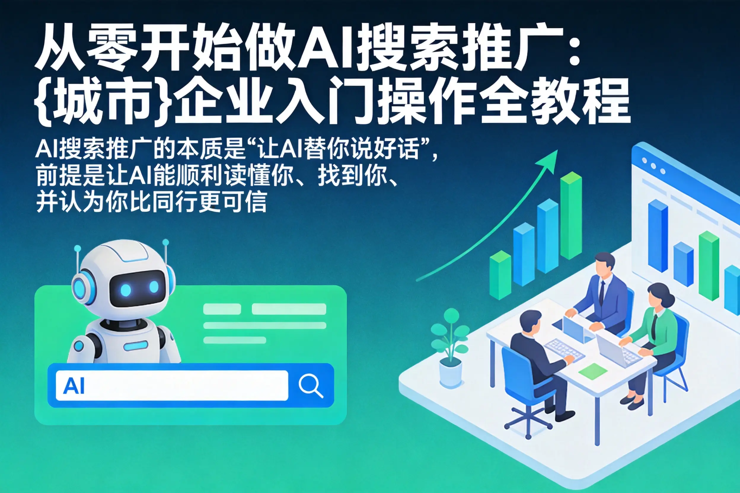 从零开始做AI搜索推广:汝南企业入门操作全教程